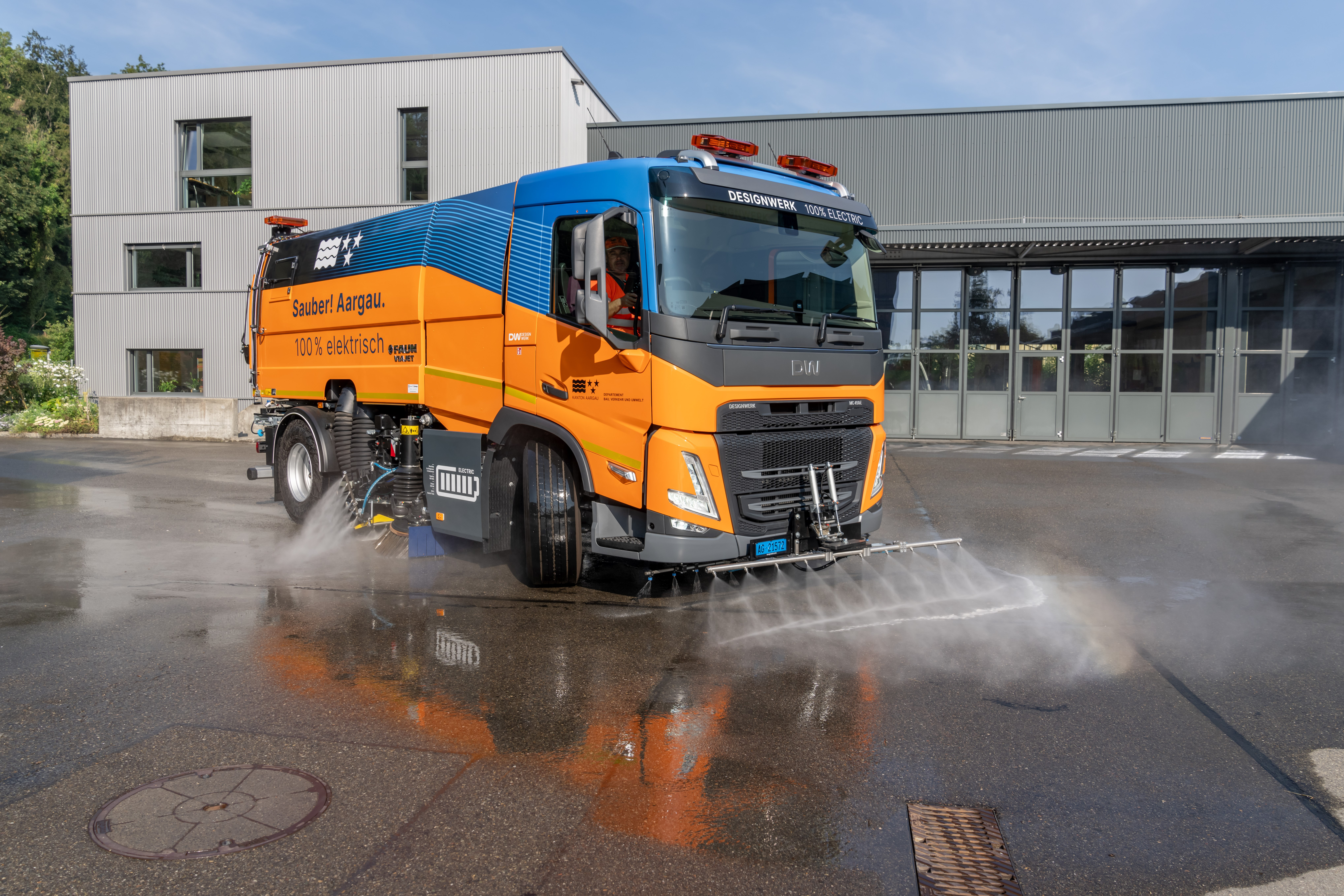 Aargau Strassenreinigungsfahrzeug | Designwerk Technologies AG