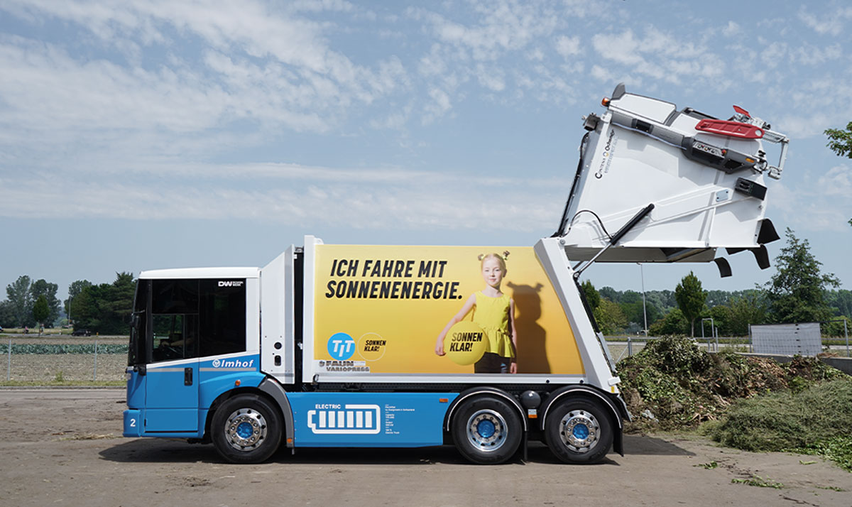 Elektrolastwagen LOW CAB Collect 6x2R tit Imhof