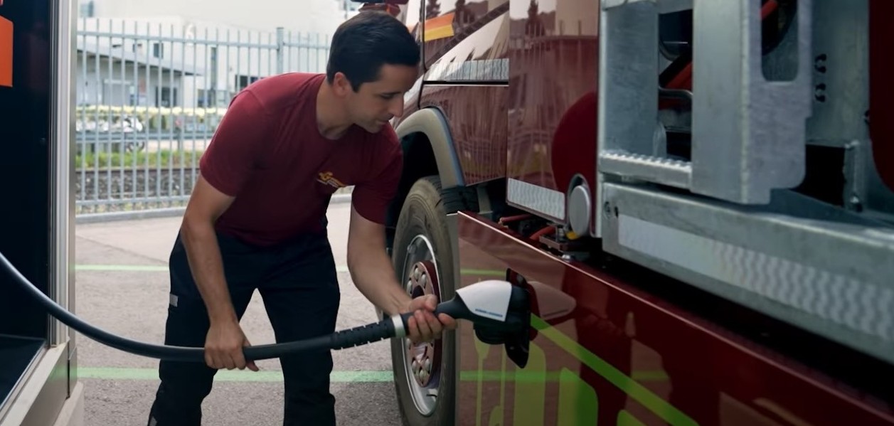 Schnellladen mit Mega Charching Syytem