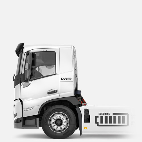 E Lkw Mid Cab Tageskabine Tief