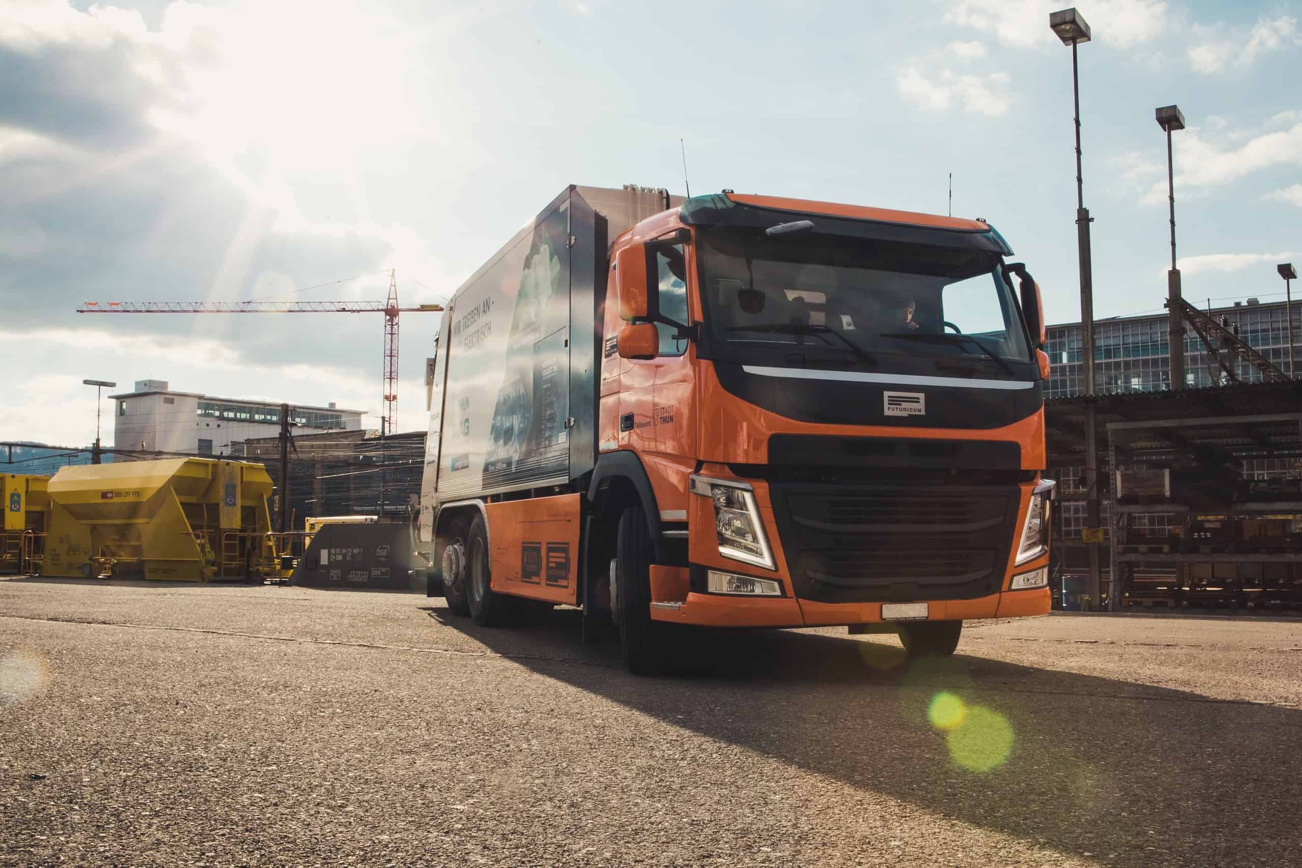 Elektrolastwagen Collect Stadt Basel Pressemitteilung Designwerk