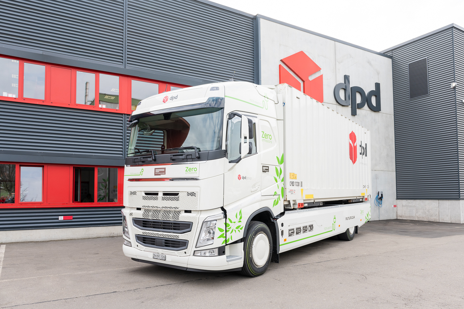 Elektrolastwagen Logistics Dpd Schweiz Pressemitteilung Designwerk