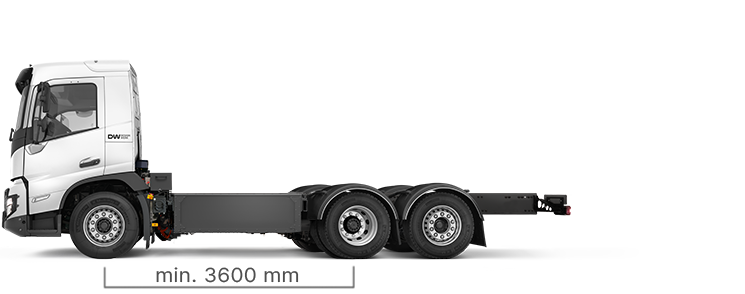 Designwerk Camion électrique Mid Cab X 26t 340