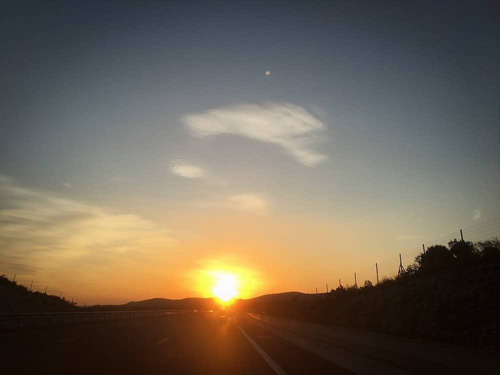 E-Rally Monte Carlo Sonnenaufgang